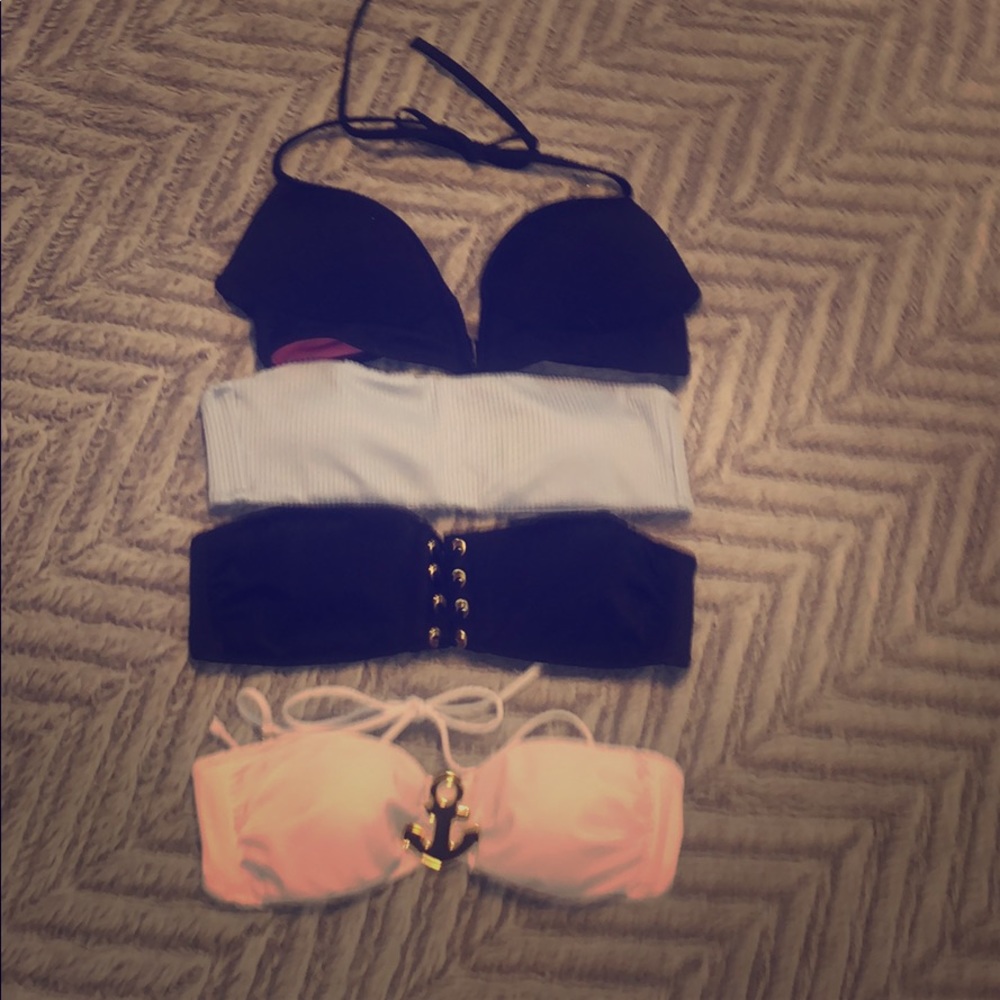 Victoria secret pink swimsuit tops bundle